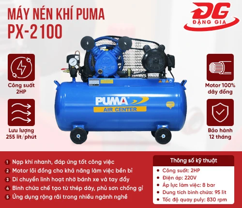 Máy nén khí Puma PX-2100(2HP) 2