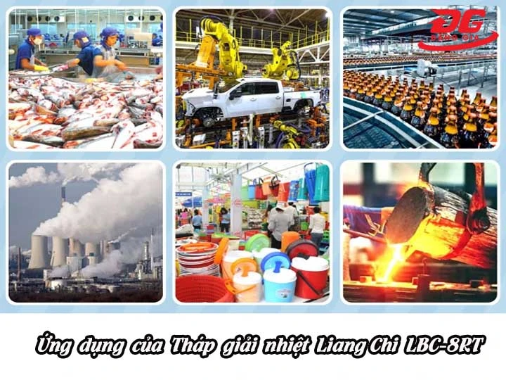 Ứng dụng Tháp giải nhiệt Liang Chi LBC-8RT