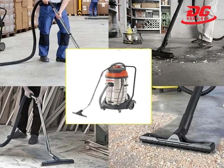 Ứng dụng máy hút bụi nhà xưởng Pertek PT80P