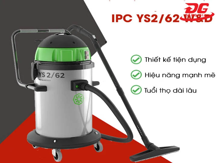 Ưu điểm của máy hút bụi khô ướt IPC YS2/62 W&D