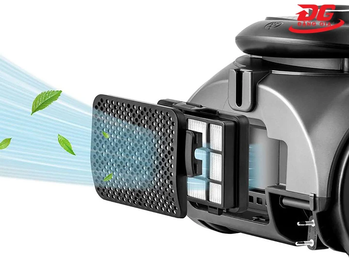 hệ thống lọc tiên tiến của máy hút bụi Toshiba