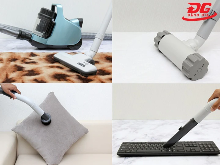 Máy hút bụi Toshiba hút bụi "thần tốc", sạch bóng sau vài giây