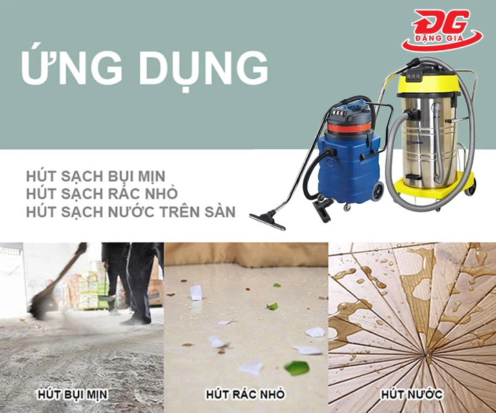 Các ứng dụng của máy hút bụi tại Bắc Giang
