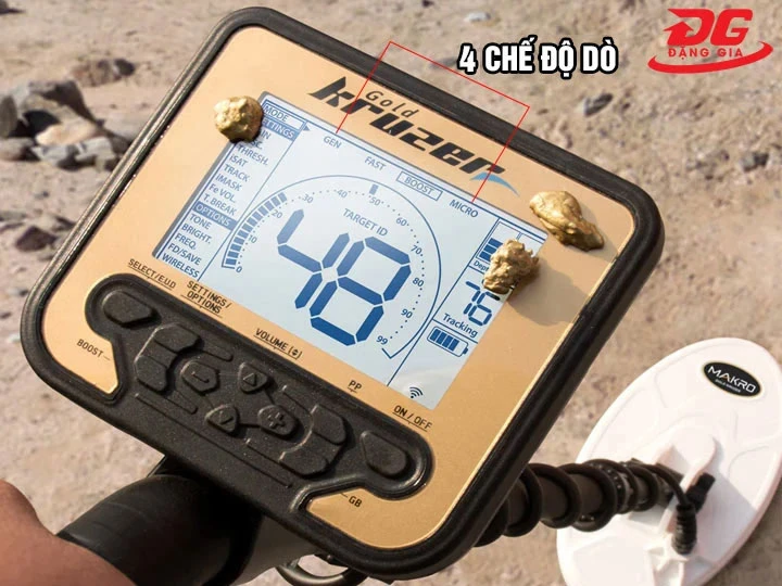 Máy rà kim loại sâu 3m Gold Kruzer