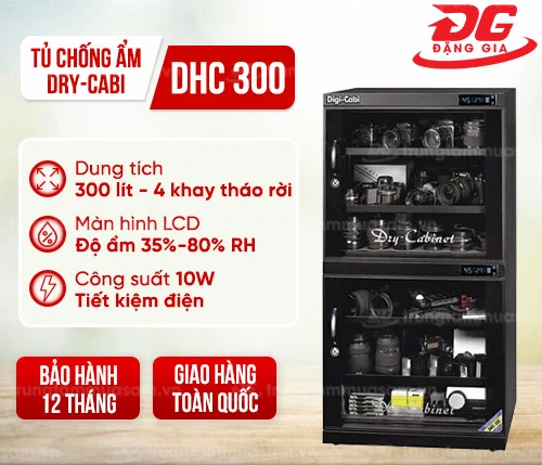 Tủ chống ẩm 300 lít Dry-Cabi DHC 300 2