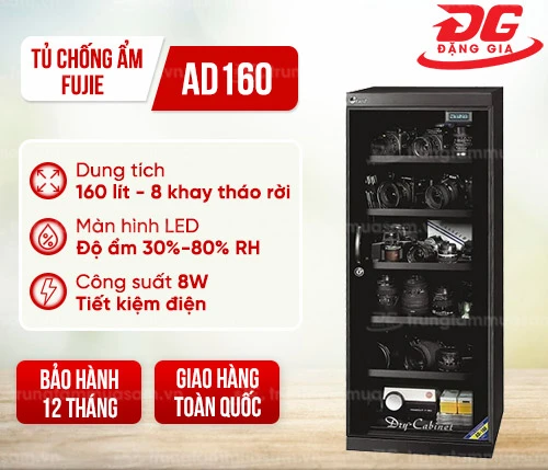 Tủ chống ẩm FujiE AD160 (160 lít) 2