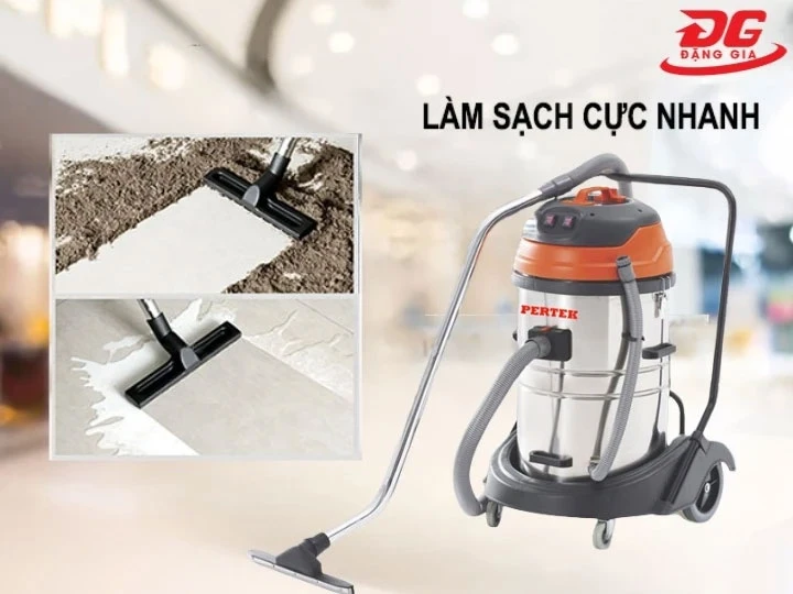máy hút bụi Pertek kế thừa tinh hoa công nghệ làm sạch châu Âu
