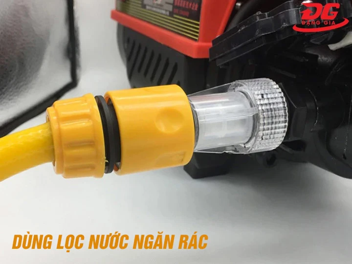 Lắp lọc nước máy rửa xe Ý