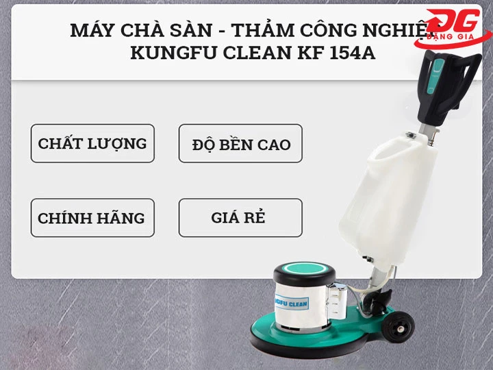 Máy chà sàn - thảm Kungfu Clean KF 154A sẵn kho Đặng Gia, ưu đãi khủng