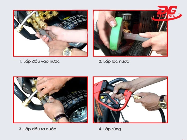 Lắp ráp và kiểm tra phụ kiện
