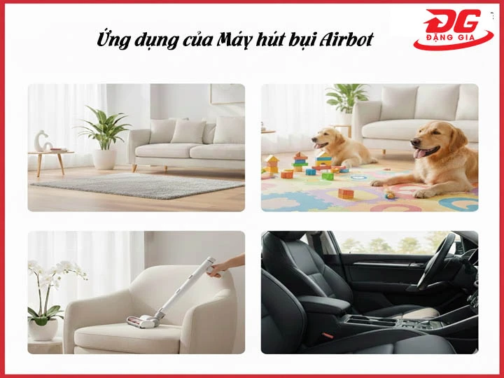 ứng dụng của máy hút bụi Airbot