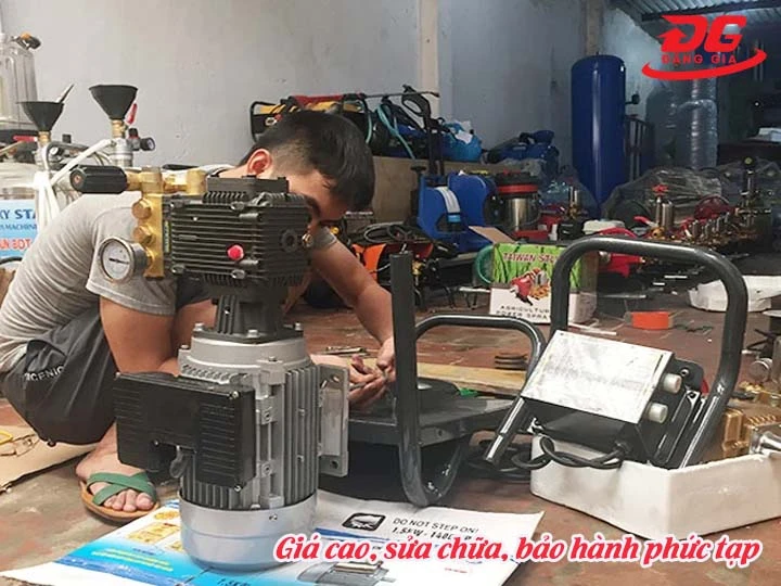hạn chế của máy rửa xe nhập khẩu