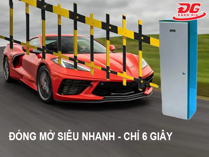 cổng barrier FJC-D616 đóng mở siêu nhanh