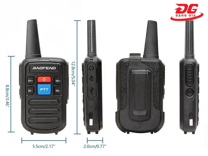 Thiết kế máy bộ đàm Baofeng BF-C50