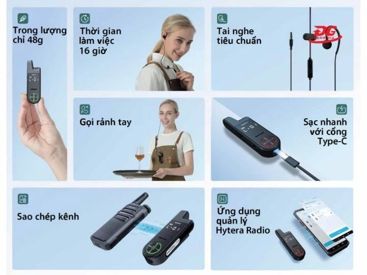 Mua bộ đàm Hytera HYT-S10 (S1-Mini) chính hãng