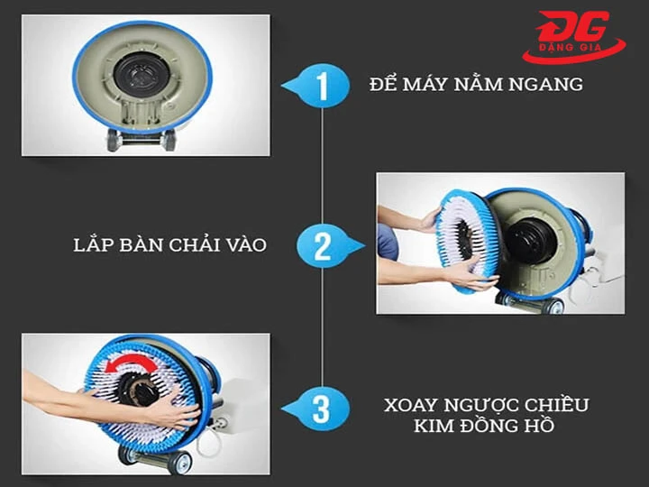 sử dụng Máy chà sàn Kungfu Clean BD1AE