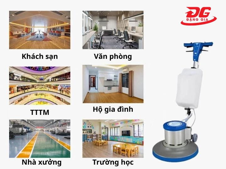 ứng dụng Máy chà sàn giặt thảm BF522