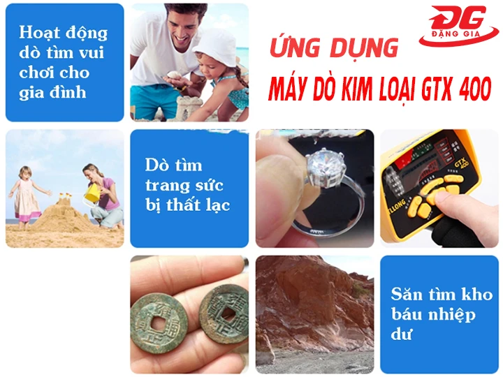 Ứng dụng máy dò kim loại GTX 400 trong thực tế