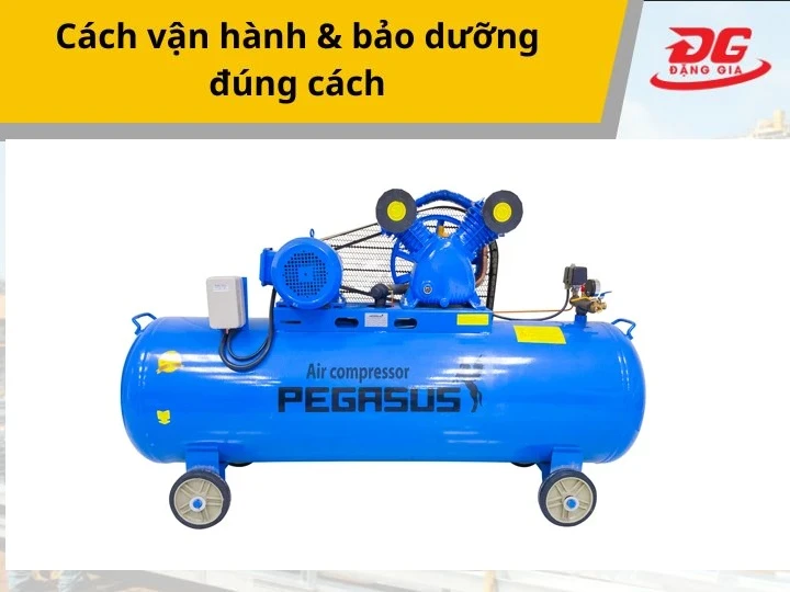 Bảo dưỡng máy nén khí Pegasus TM-V-1.05/12.5-330L
