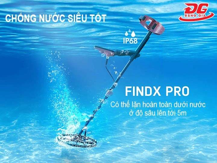 Máy dò kim loại Nokta FindX Pro chống nước tốt