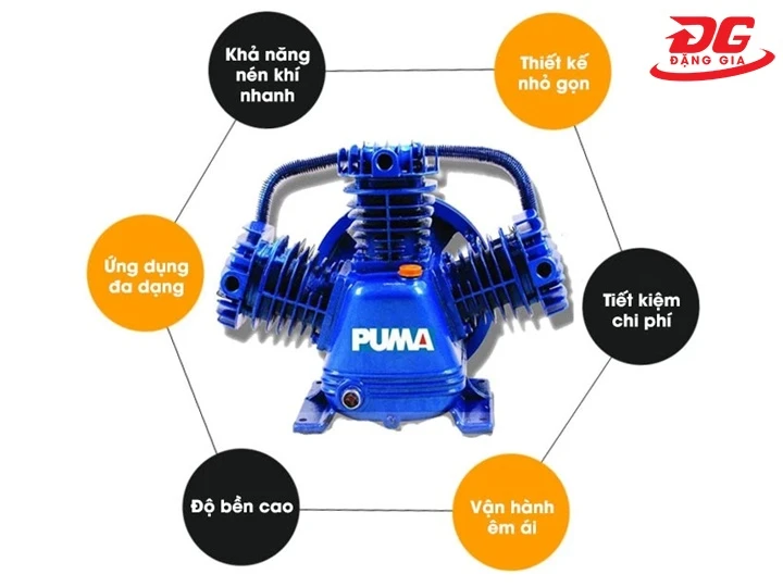Ưu điểm của đầu nén khí Puma PX3120