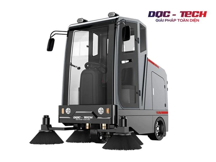 xe quét rác ngồi lái DQC - Tech 10F chính hãng