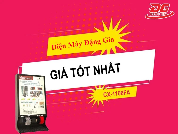 Cập nhật giá máy đánh giày Silroad CX-1106Fa mới nhất