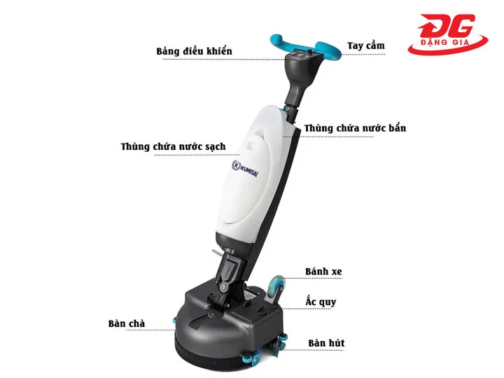 máy chà sàn liên hợp mini Kumisai KMS-210