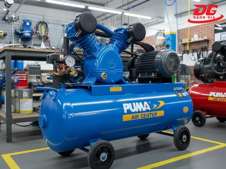 TOP 7 máy nén khí 0.5HP: Gọn nhỏ - Nạp khí nhanh - Áp ổn định