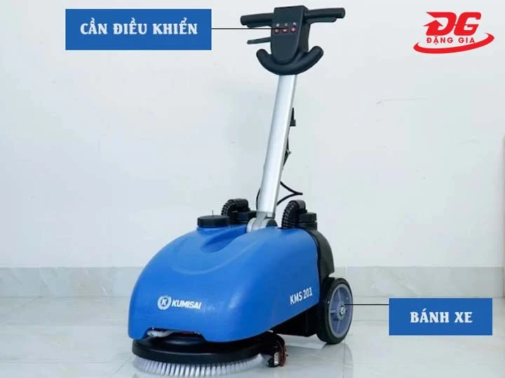 Máy chà sàn liên hợp mini Kumisai KMST201 nhỏ gọn