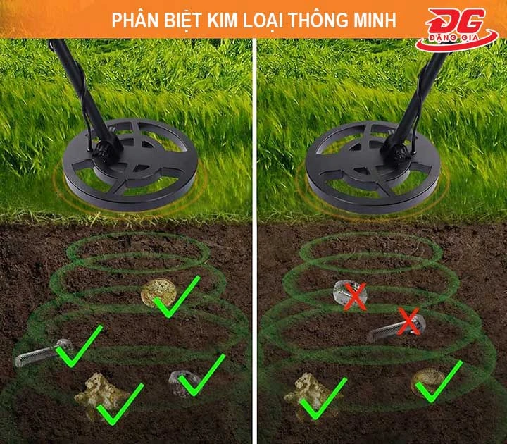 Máy dò kim loại TM88S phân loại kim loại nhanh