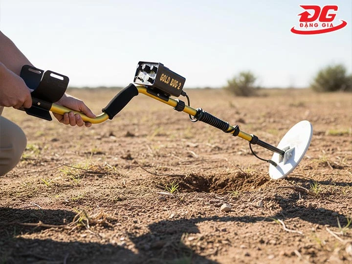 Sử dụng máy dò vàng chuyên dụng GB2 Fisher