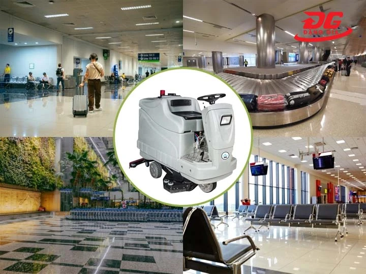 ứng dụng Máy chà sàn ngồi lái Palada PD 2007