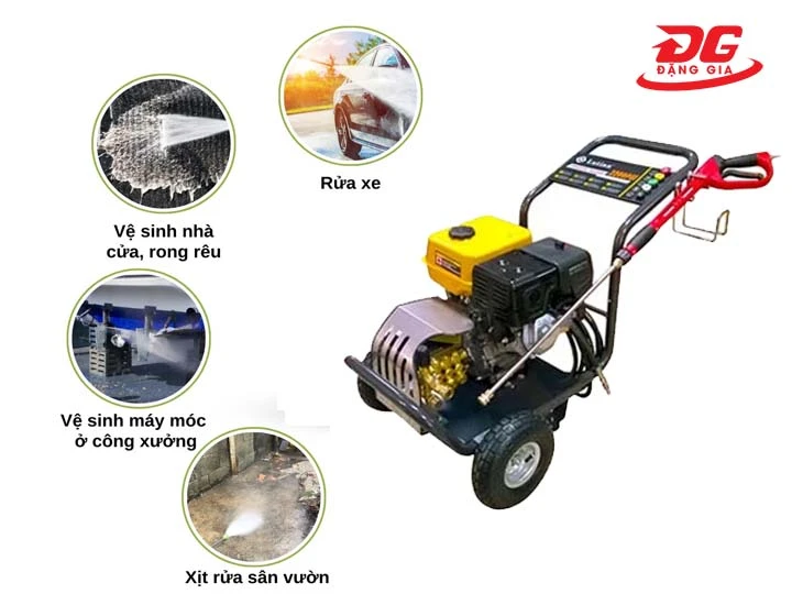 ứng dụng Máy rửa xe chạy xăng Lutian 15G32-9A