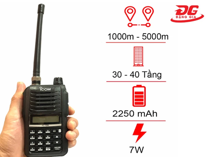 Công suất máy bộ đàm Icom-V86