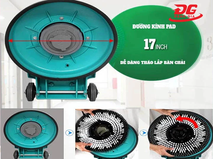 sử dụng Máy chà sàn Kungfu Clean HC 175