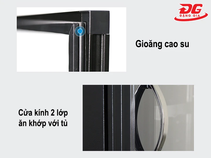 tủ chống ẩm Andbon DS-230S kín khít