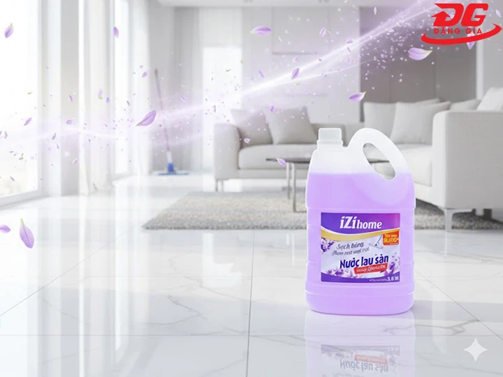 nước lau sàn Thái Lan sạch thơm, bóng loáng