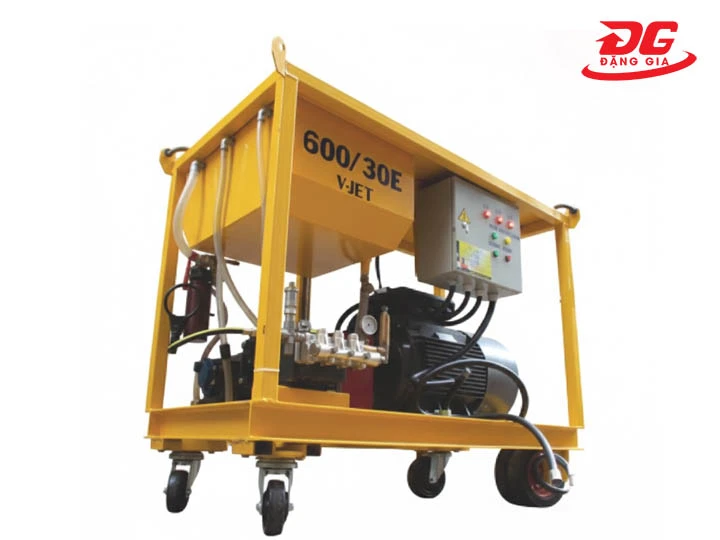 khung Máy rửa xe công nghiệp V-JET 600/30 chắc chắn