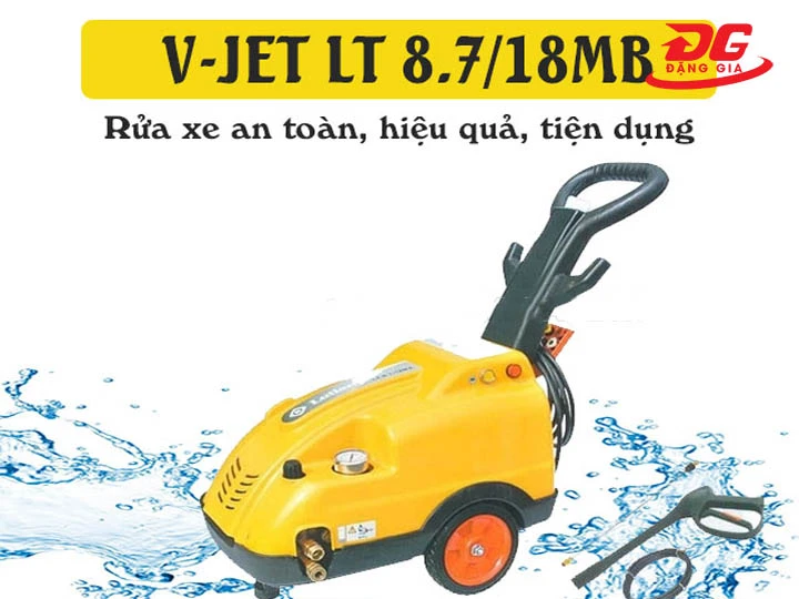 Máy bơm rửa xe áp lực cao V-JET LT8.7/18MB thương hiệu uy tín