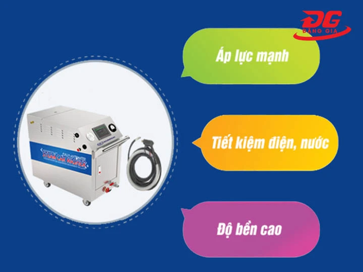 máy rửa xe hơi nước nóng Kumisai KMS1060 tiết kiệm chi phí