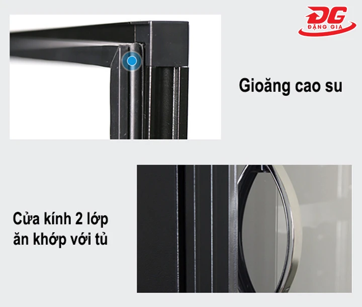 cửa kính 2 lớp của tủ chống ẩm Andbon AD-38S