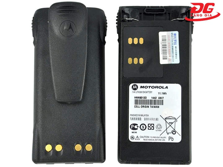 Pin máy bộ đàm Motorola GP328 lắp là vừa khít