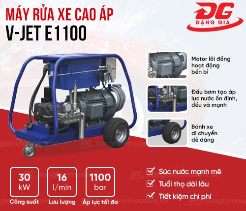 Máy rửa xe ô tô cao áp V-JET E1100 2