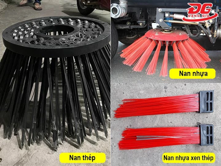 Phân loại chổi dựa theo chất liệu nan chổi