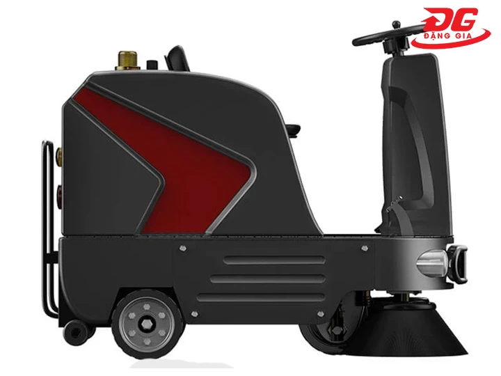 Hiệu suất làm việc xe quét rác ngồi lái Kumisai KMS-S6