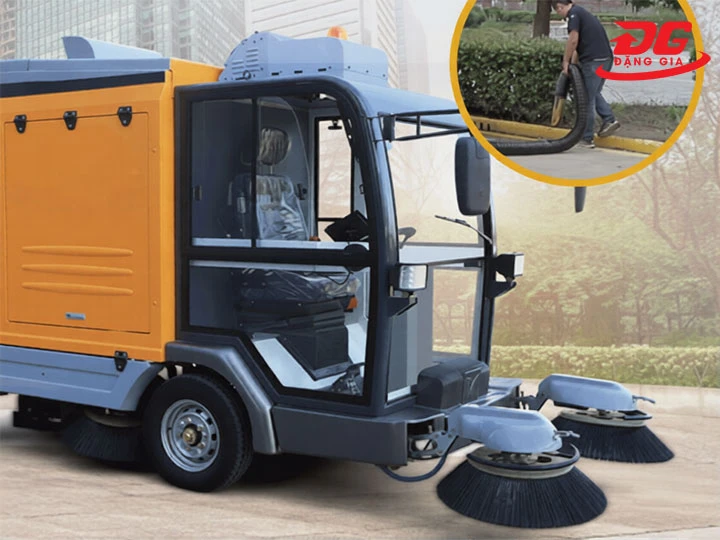 xe quét rác Kumisai KMS-S2000 vận hành êm