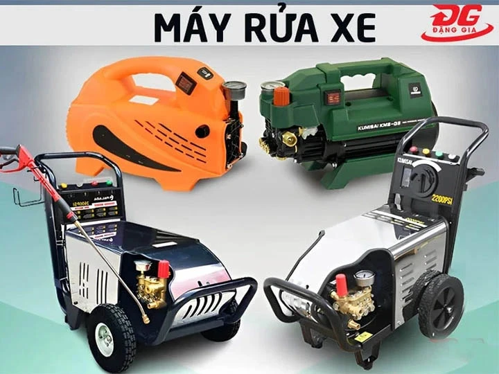 Cấu tạo máy rửa xe các dòng & cách lắp đặt, bảo dưỡng