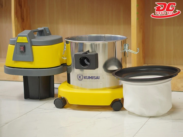 Các bộ phận của máy hút bụi hút nước Kumisai KMS 15A
