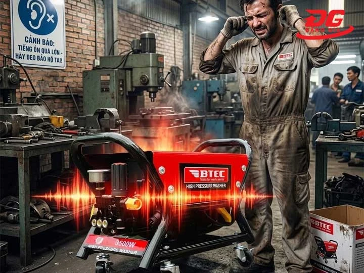 nhược điểm của máy rửa xe Btec